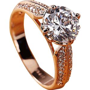 钻戒女仿真莫桑两克拉莫桑石小众设计大钻戒指925纯银时尚2个性一