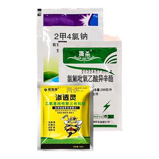 兆如丰除水花生专用除草剂除革命草莲子草水葫芦死草烂根除草套装
