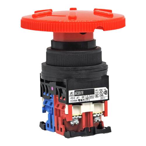 进口富士急停按钮开关AR30V1R-01R-11R一02R-22R旋转复位孔径30mm