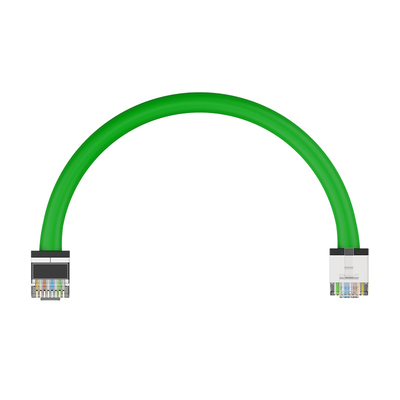 短体水晶头工业高柔屏蔽网线