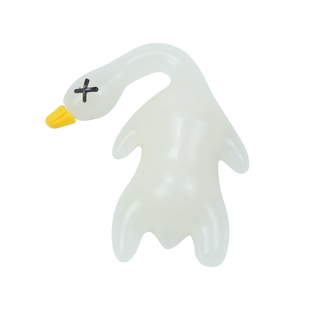 网红紫外线变色烤鸭挂件车载烤鹅创意小鸭子车挂钥匙扣捏捏乐玩具