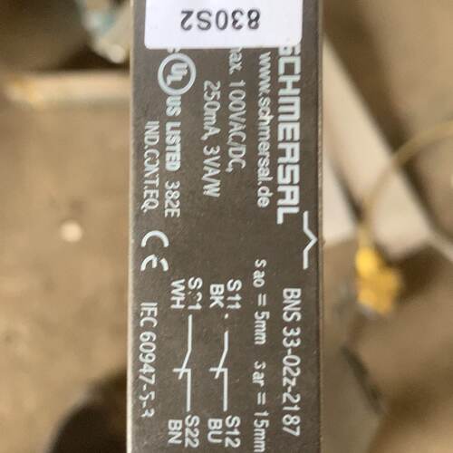 【询价】施迈赛接近开关BNS33－12Z－2187/60947－5适用