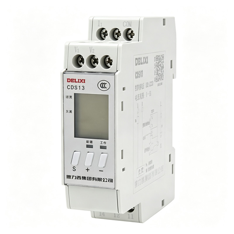 德力西CDS13电流继电器欠流过流 电流保护器数显限电器220V 380v