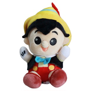 迪尼单经典童话木偶奇遇记玩偶星星眼匹诺曹公仔羽绒棉毛绒玩具