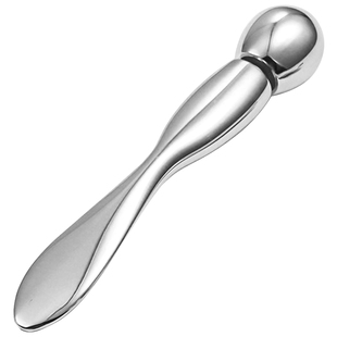 眼霜按摩棒眼周按摩提拉紧致面部美容神器眼霜滚珠涂抹导入棒挖勺