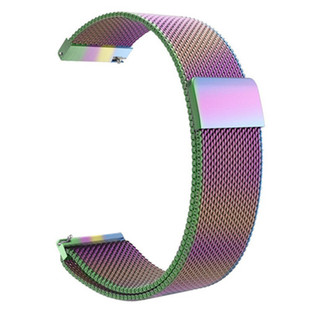 通用表带1214 16 18 20 22 24mm iwatch6/5/4钢链透气磁吸腕带