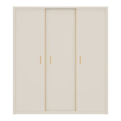 政补定制实木推拉门衣柜新款2025爆款卧室家用奶油白移门简约衣橱