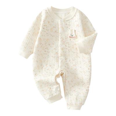 婴儿秋冬保暖打底连体衣