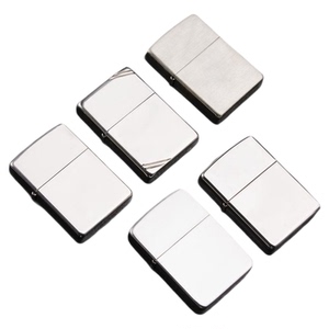 芝宝zippo 打火机正品925纯银盔甲加厚镜面拉丝防风1941收藏级14