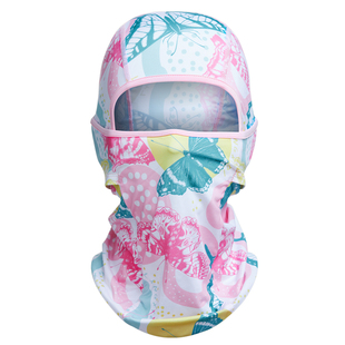 朗希迪夏季防晒骑行头套防紫外线面罩护脸罩冰丝脸基尼女头巾游泳