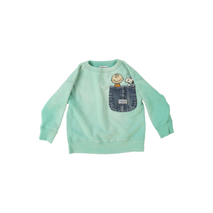 ■D13!LENFANCE现货Denim dungaree25AW日本DD儿童史努比卫衣长裤