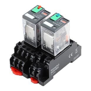 中间继电器RXM2AB220VAC交流4LB12v小型电磁开关DC24v直流8脚14脚