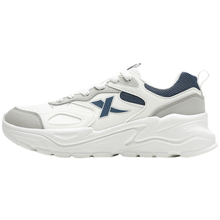 特步男鞋老爹鞋秋冬官方旗舰店正品休闲鞋子男防水皮面运动鞋男士