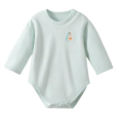 基础款纯棉婴儿长袖包屁衣