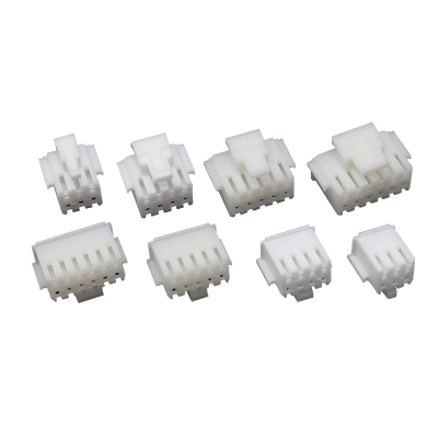 PHB胶壳2.0mm间距连接器接插件双排带扣公壳端子2*2 3 4 5 6p-12p