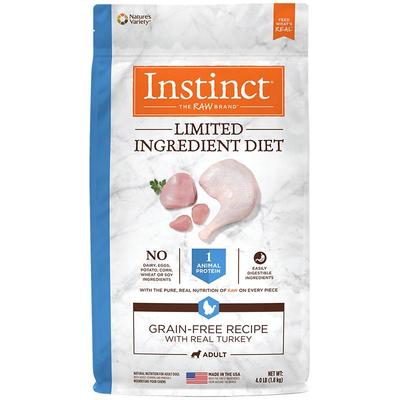 [官方旗舰店]Instinct天然百利猫粮单一肉低敏火鸡成猫粮11磅/5kg