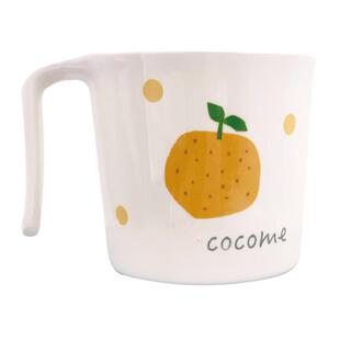 可可萌儿童果果系列单柄水杯宝宝杯子婴儿水杯牛奶杯220ml把手杯