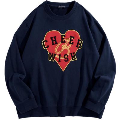 【CNY新年系列】太平鸟男装春时尚宽松纯棉卫衣 B2CRE1124