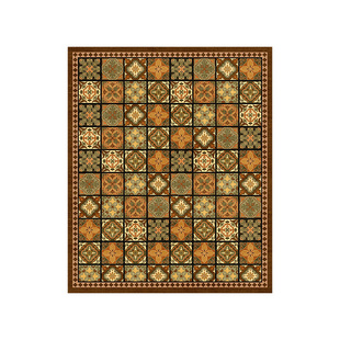 美式复古入户地垫中古风门口地毯大门垫子新款客厅进门脚垫美拉德