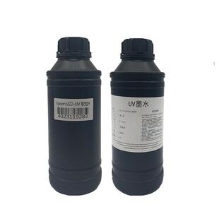 UV墨水LED进口喷头五7代I3200XP600TX800卷材手机壳软膜光油平板UV墨水水晶标防刮牢固强耐磨防晒平板墨水