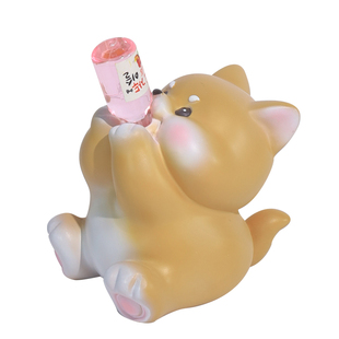 创意桌面摆件上头吨吨吨猪办公室工位装饰品治愈系摆件520小礼物