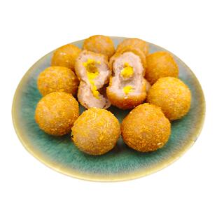 英佳香芋丸300g12个餐厅油炸小吃家庭点心蛋黄香芋丸子速冻半成品
