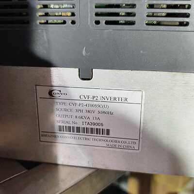 溢价-康沃CVF-P2变频器，380V三相，5.5KW功率，机