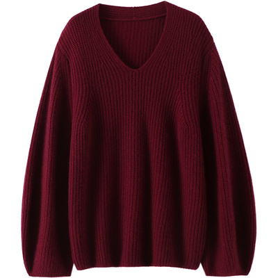 启超高端100%纯山羊绒衫