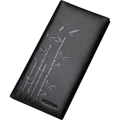 稻草人钱包男士长款皮夹子青年