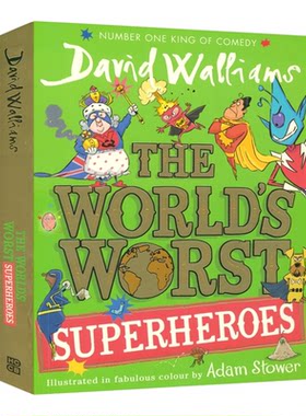 David Walliams The World's Worst Superheroes 大卫威廉姆斯 世界上最糟糕的超级英雄 桥梁书 章节小说 英文原版进口儿童图书