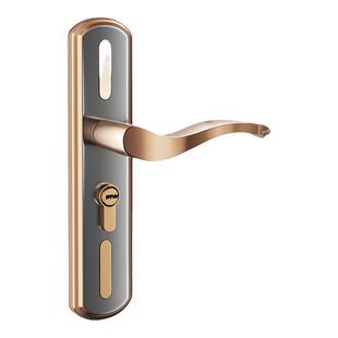 家用通用型门锁室内卧室房木门锁手柄卫生间门把手锁具免改孔五金