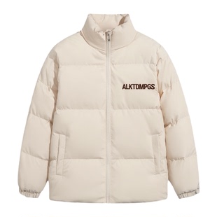 休闲风立领棉衣男生冬季套装潮牌日系棉服宽松加厚保暖面包服外套