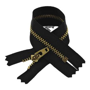 牛仔裤YKK3号金属铜拉链防爆服装配件牛仔短裙西裤门襟紧身衣拉锁