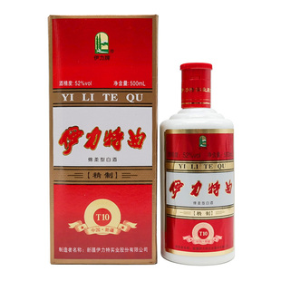 伊力特大精制伊力特曲52度500ml绵柔型白酒纯粮酿造正品新疆发货