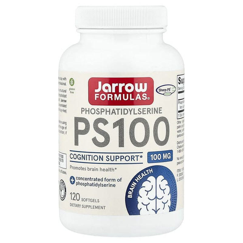 jarrow美国杰诺PS100磷脂酰丝氨酸脑动力脑活素帮助大脑健康