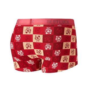 本命年红色内裤青少年男童儿童纯棉a类中大童发育期12岁马年2026
