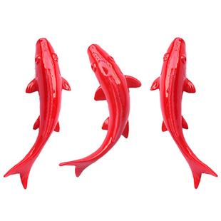 壁饰荷叶鱼立体鱼群墙饰欧式创意客厅玄关家树脂装饰鱼墙面壁挂件