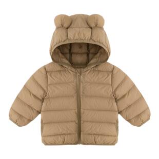 嘟嘟家儿童轻薄羽绒服冬季男童保暖衣服宝宝羽绒外套女童加厚冬装