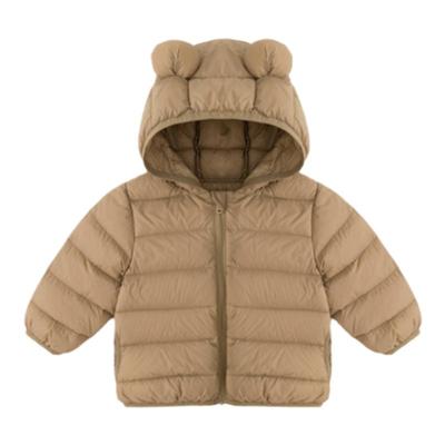 嘟嘟家儿童轻薄羽绒服冬季男童保暖衣服宝宝羽绒外套女童加厚冬装