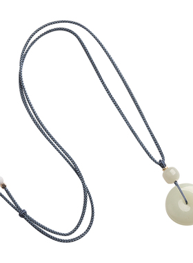 和田玉平安扣吊坠男女玉佩挂件