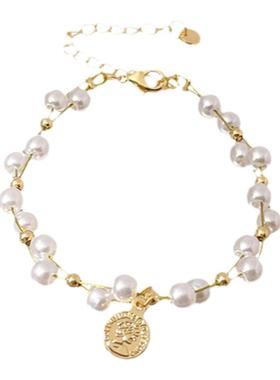 小众设计感精致珍珠款手链女