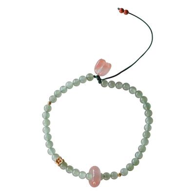 《溪花乐事》原创和田玉手串