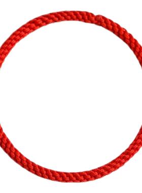 DIY无接头简约红绳手链2mm玉米结