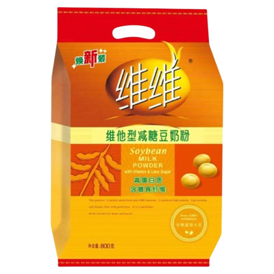 维维豆奶粉760g*1袋/3袋维他型减糖豆奶粉800g冲饮维他型速溶即食
