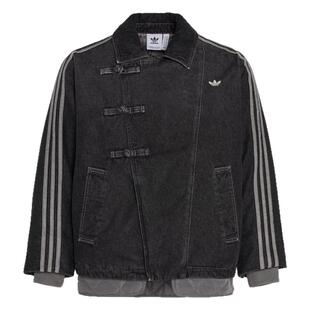 Adidas/阿迪达斯棉服男女新中式保暖牛仔运动上衣棉服外套KR5066