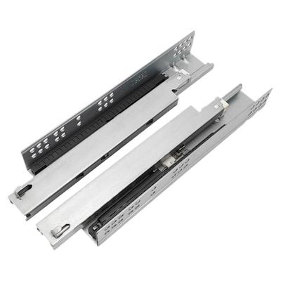 迪森三节隐藏全拉出阻尼托底轨