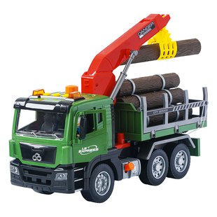 特大号抓木车儿童玩具车男孩3到6岁益智汽车空气动力运输卡车货车