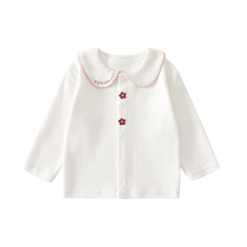 【撤柜专区】品牌专柜  婴儿衣服春秋纯棉a类长袖单上衣贴身秋衣