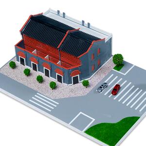 一大会址素材创意手工建筑模型