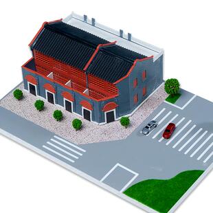 一大会址素材创意手工建筑模型拼装房子diy迷你屋材料包